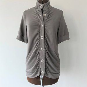Bamboo/Cotton Top with Front Snap Closure